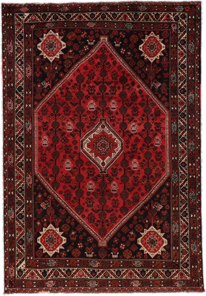 Shiraz Tappeto 210 x 300 (Iran) Annodato A Mano