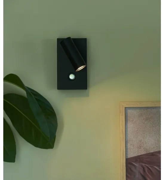 Nordlux - Faretto da parete dimmerabile OMARI LED/3,2W/230V nero