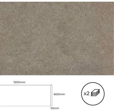 Tavola di formica Bertini Legno MDF 120 x 60 cm (2 Unità)