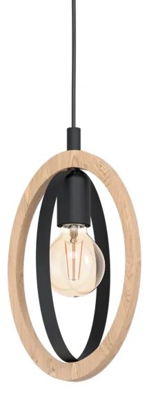 Eglo 43461 - Lampadario a sospensione con filo BASILDON 1xE27/40W/230V