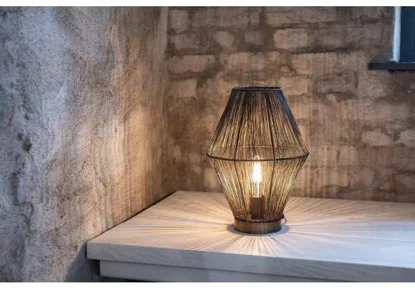 Markslöjd 108665 - Lampada da tavolo CASA 1xE27/40W/230V ottone