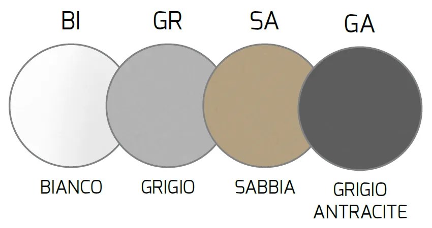 Applique Moderna Plate Metallo Grigio 1 Luce Gx53