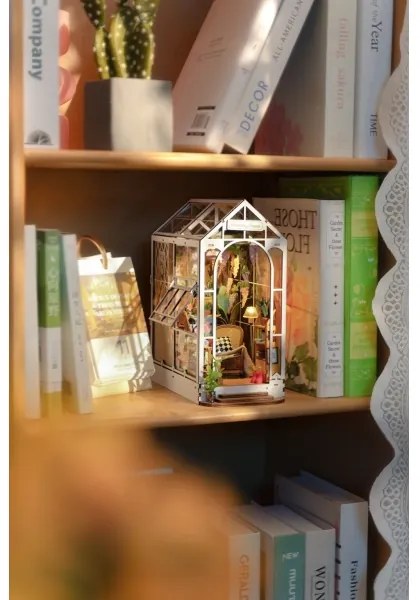 RoboTime - LED Fermalibri Giardino casa 3D puzzle 2xAAA