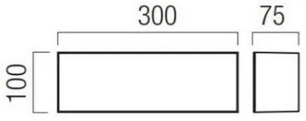 Redo 90329 - Lampada da esterno KODIAK LED/12W/230V 4000K 30 cm IP65 bianca