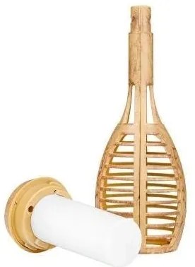 Lampada solare a LED MINISPARK BAMBOO LED/1,8W/5,5V IP44 beige