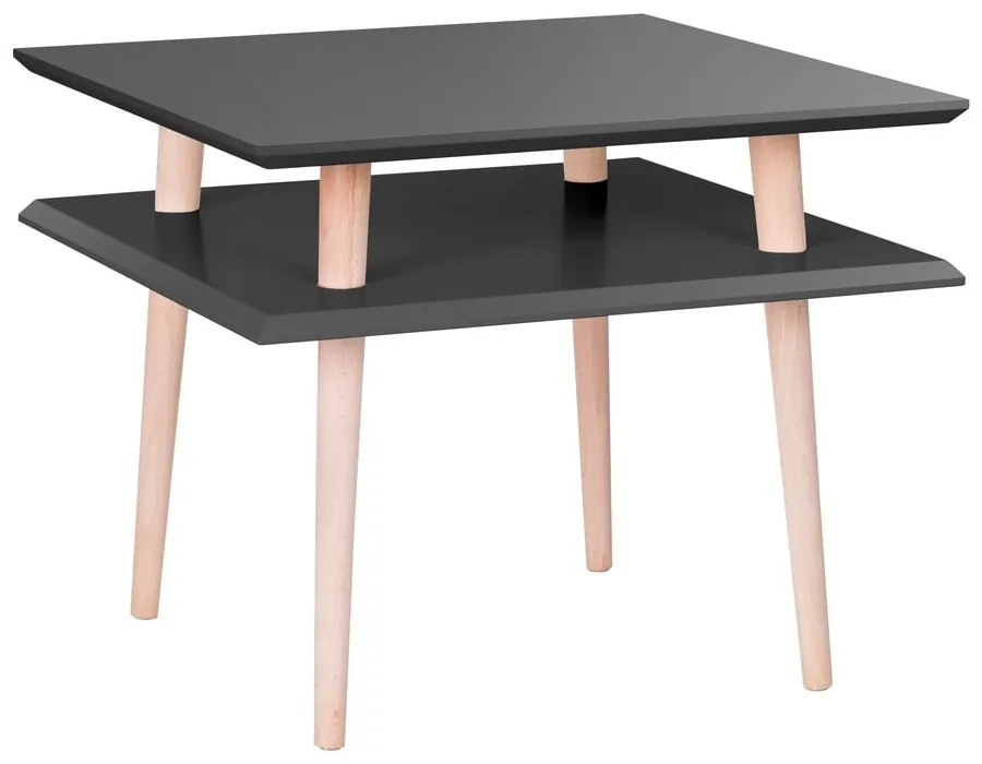 Tavolino da salotto grigio scuro 55x55 cm – Ragaba