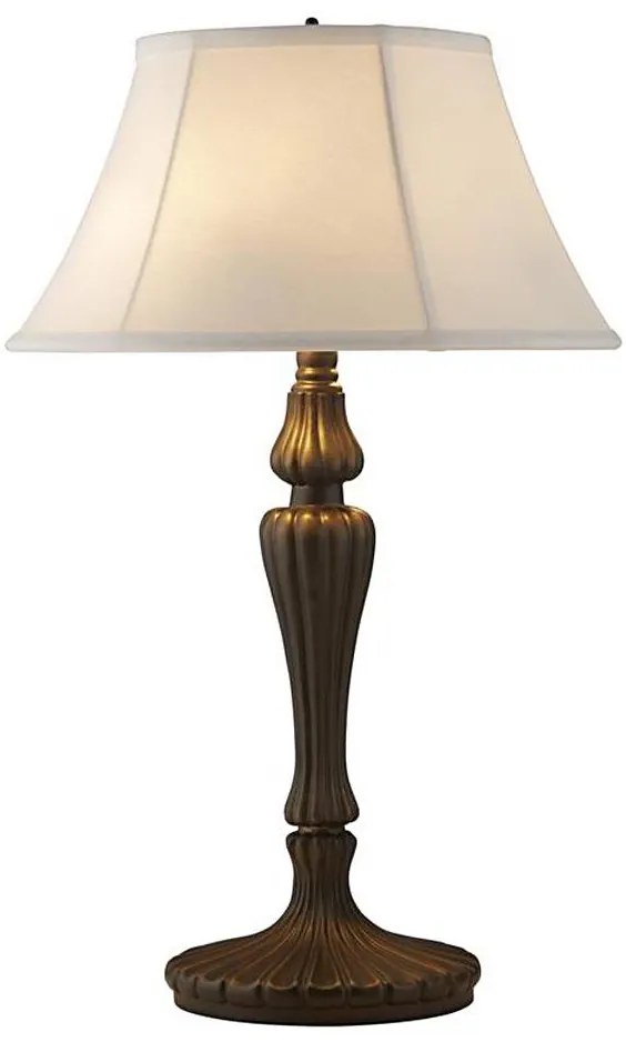 Searchlight EU46091WH - Lampada da tavolo AMY 1xE27/60W/230V