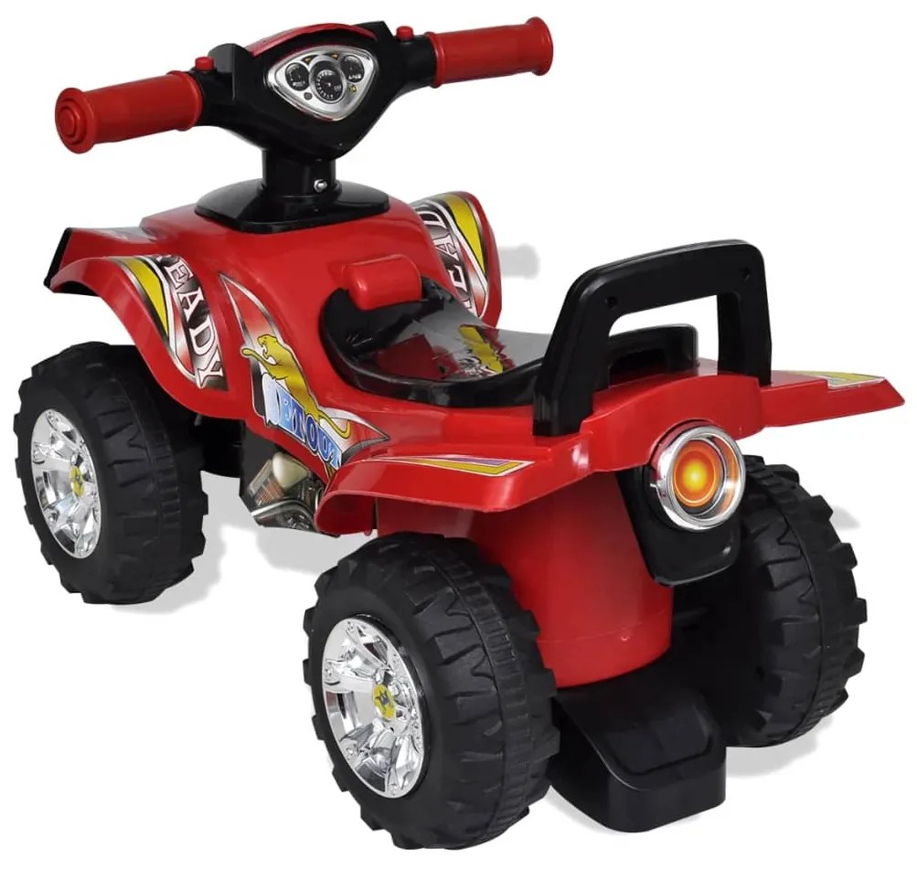 Quad per Bambini Rosso con Suoni e Luci