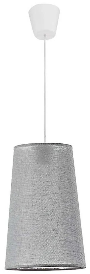 Duolla - Lampadario a sospensione con filo SOUL 1xE27/40W/230V diametro 19,4 cm grigio chiaro