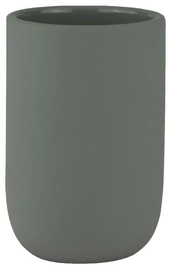 Tazza in ceramica verde per spazzolini da denti Lotus - Mette Ditmer Denmark