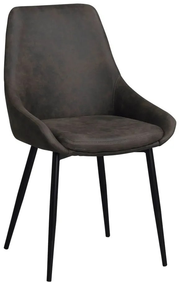 Sedie da pranzo grigio scuro in set di 2 Sierra - Rowico