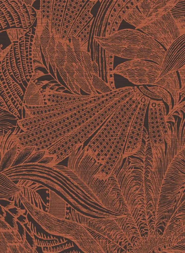 Arte International Carta da parati Symbiosis - Maroon