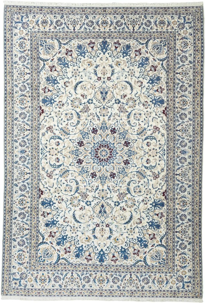 Nain Tappeto persiano 360 x 250 Beige (Iran) Annodato A Mano