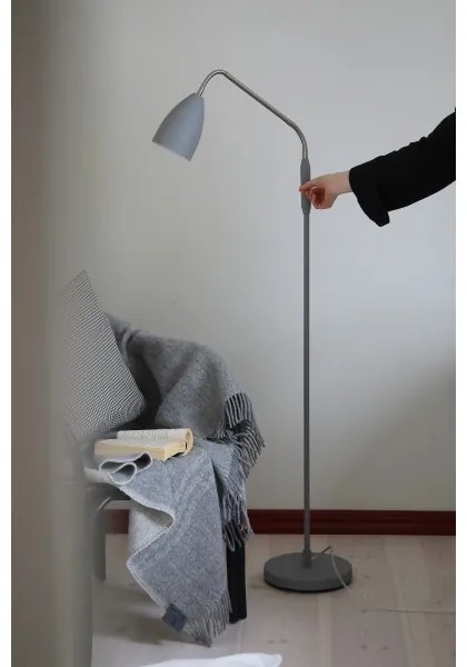 Markslöjd 108888 - Lampada da terra LED dimmerabile PATRO LED/4,9W/230V grigia