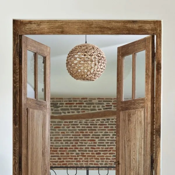 Atmosphera - Lampadario a sospensione con filo SAND 1xE27/40W/230V giacinto d'acqua