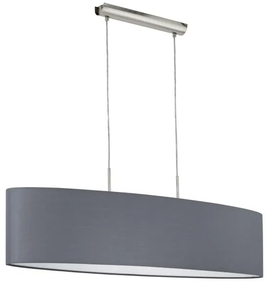 Eglo 31586 - Lampadario a sospensione con filo PASTERI 2xE27/60W/230V