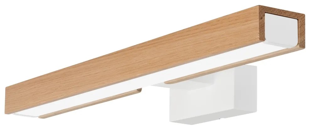 Brilagi- Illuminazione a LED per specchi da bagno WOODY MIRROR LED/8W/230V IP44 quercia/bianco