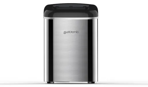 Guzzanti GZ125 - Macchina per il ghiaccio 140W/230V acciaio inox/nero
