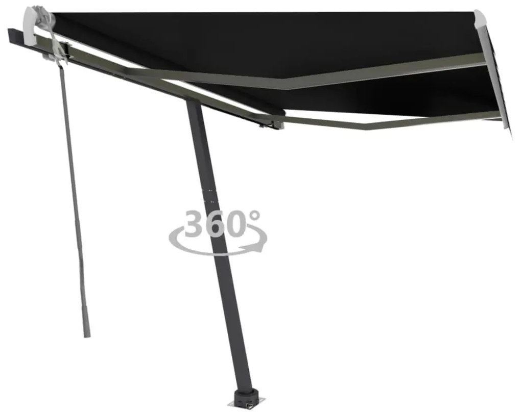 Tenda Da Sole Manuale Autoportante 300x250 Cm Antracite /