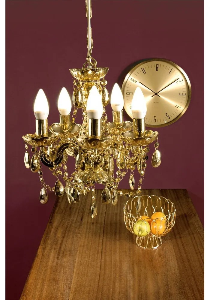 Fruttiera in oro Wired - PT LIVING