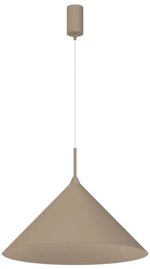 Lampadario sospeso su cavo CAPITAL 1xGX53/15W/230V Ø 46 cm taupe