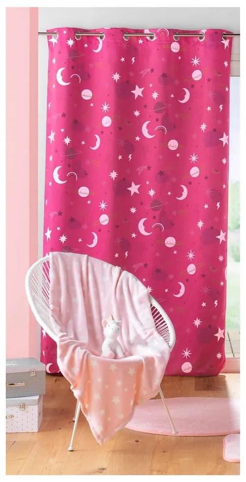 Tenda per bambini rosa oscurante 140x260 cm Moonlight – douceur d'intérieur