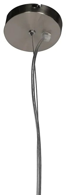 Lampada a sospensione rustica in macramè 90 cm - String