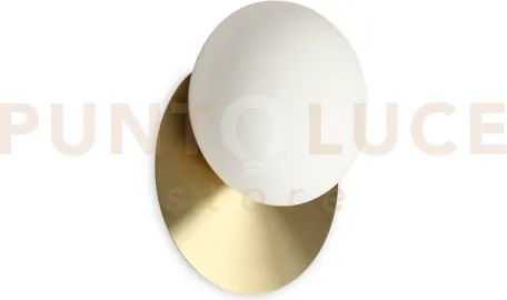 Ninfea applique a parete 1 luce attacco gx53 lampadina inclusa 20x2...