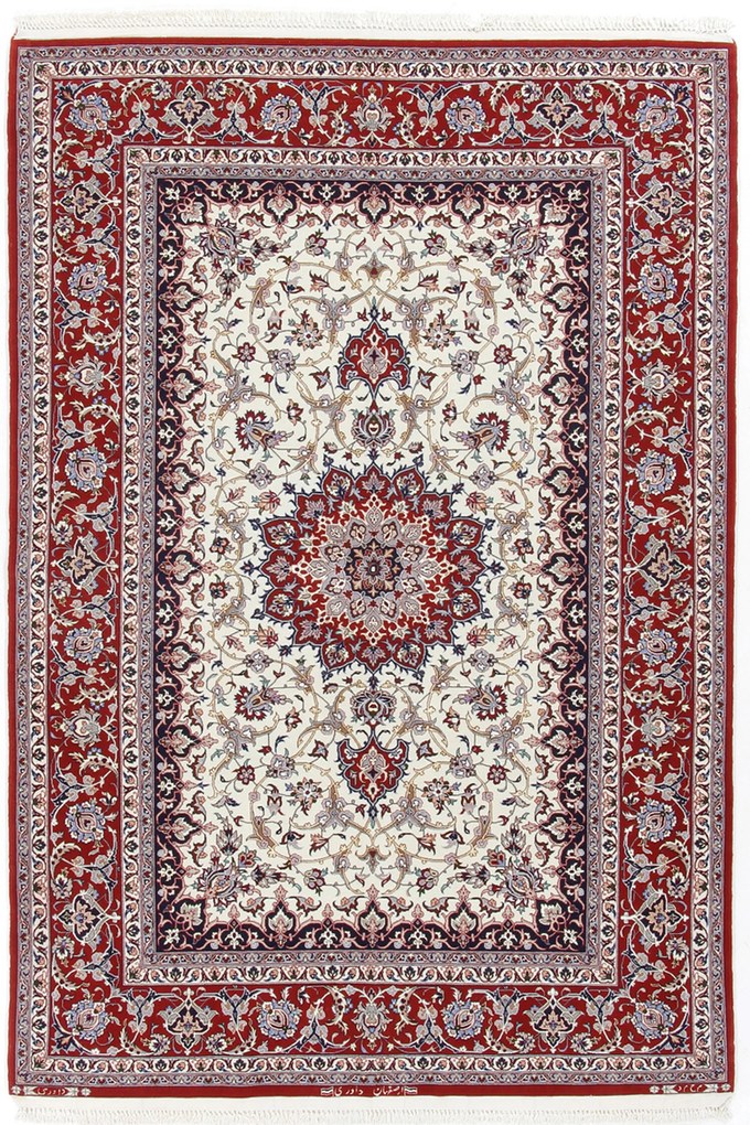 Isfahan Tappeto persiano 130x200 (Iran) Annodato A Mano