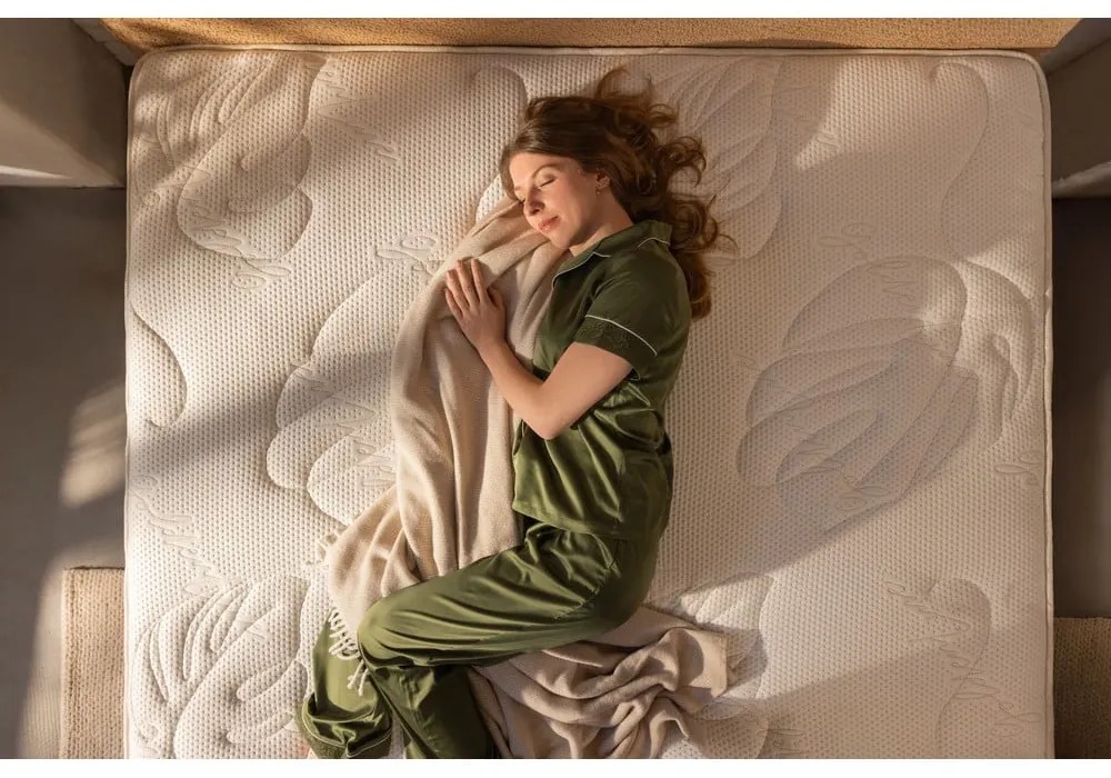 Letto boxspring beige con contenitore 180x200 cm Elva Bold – Bonami Selection