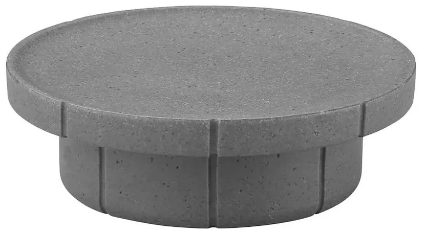 Portasaponetta grigio in poliresina Kua – Blomus