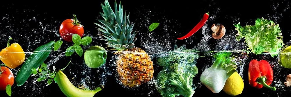 Quadro su tela – Frutta e verdura biologica