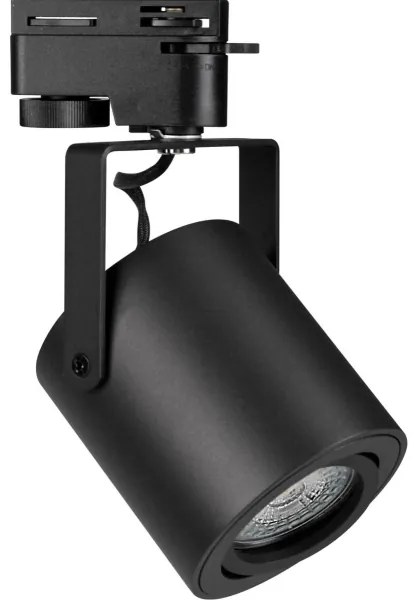 Faretto per sistema a binario MINOR 1xGU10/10W/230V nero
