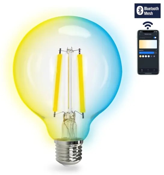 Lampadina LED FILAMENT G95 E27/6W/230V 2700-6500K - Aigostar