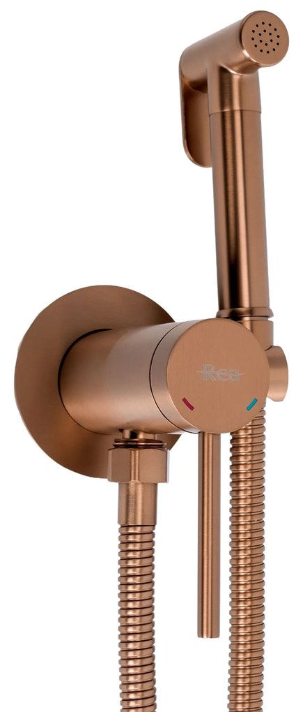 Rubinetto bidet Rea Foss Clif Brush Copper
