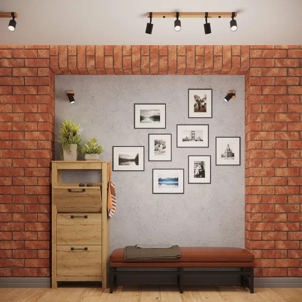 Sollux SL.1345 - Faretto FAGER 3xGU10/10W/230V nero