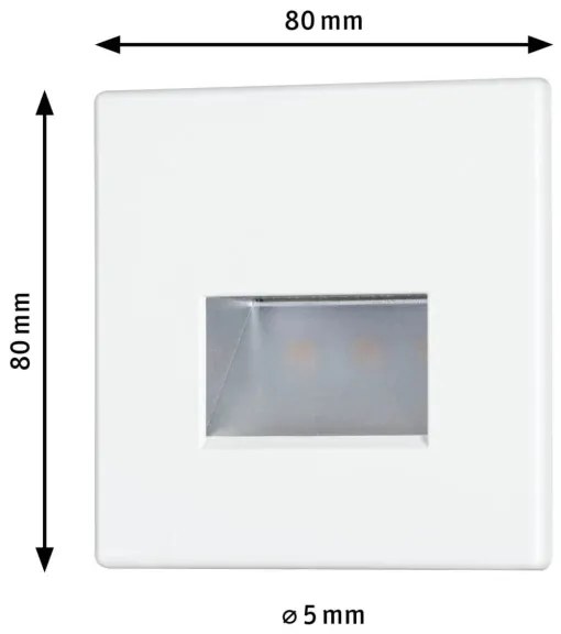 Paulmann 93093 - LED 1,2W lampada da scala EDGE 230V