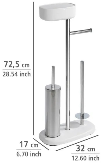 WENKO 24420100 - Set WC RIVAZZA 17x72,5 cm bianco