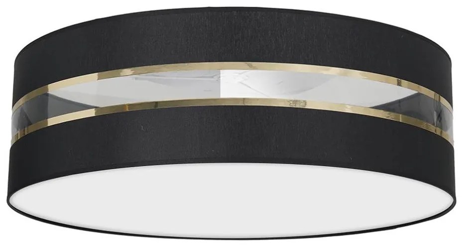 Plafoniera ULTIMO 3xE27/60W/230V nera