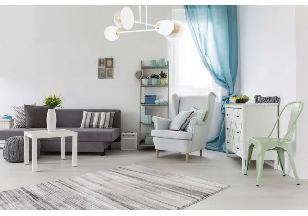 Lampadario a sospensione con supporto rigido MINERVA 2xE27/15W + 2xE14/10W/230V bianco