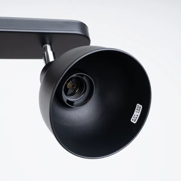 Sollux SL.1317 - Faretto ELBA 2xE27/15W/230V nero