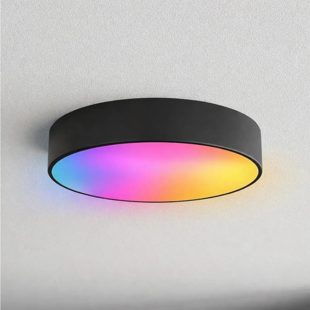 Brilagi - Plafoniera da bagno LED RGBW dimmerabile CLARE 3x E27/9W/230V IP54 Wi-Fi nero