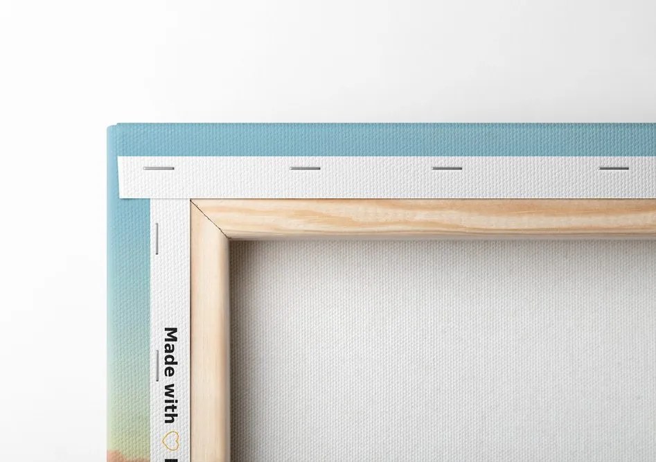 Quadro su tela – Tramonto sul lago