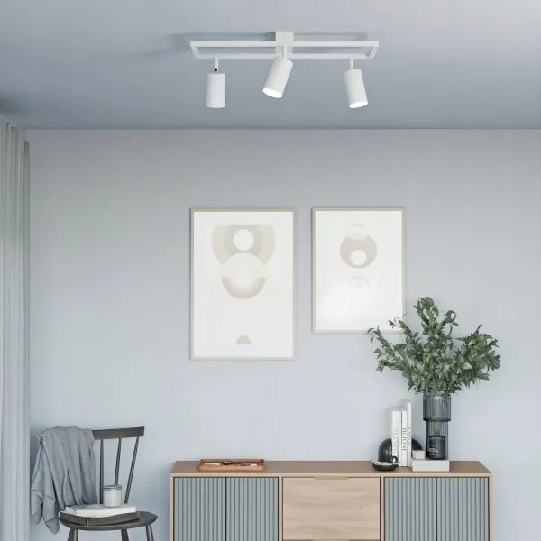 Faretto da soffitto 3xGU10/30W/230V bianco