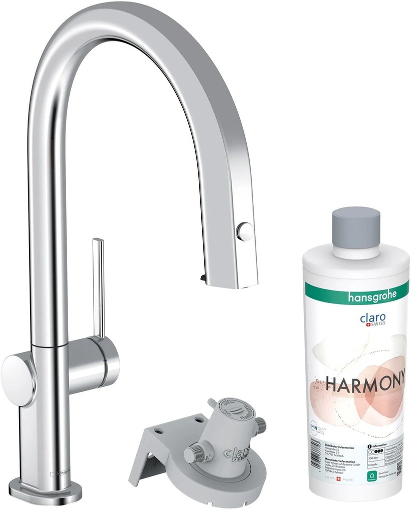 Hansgrohe Aqittura M91 rubinetto da cucina con filtro verticale cromo 76800000