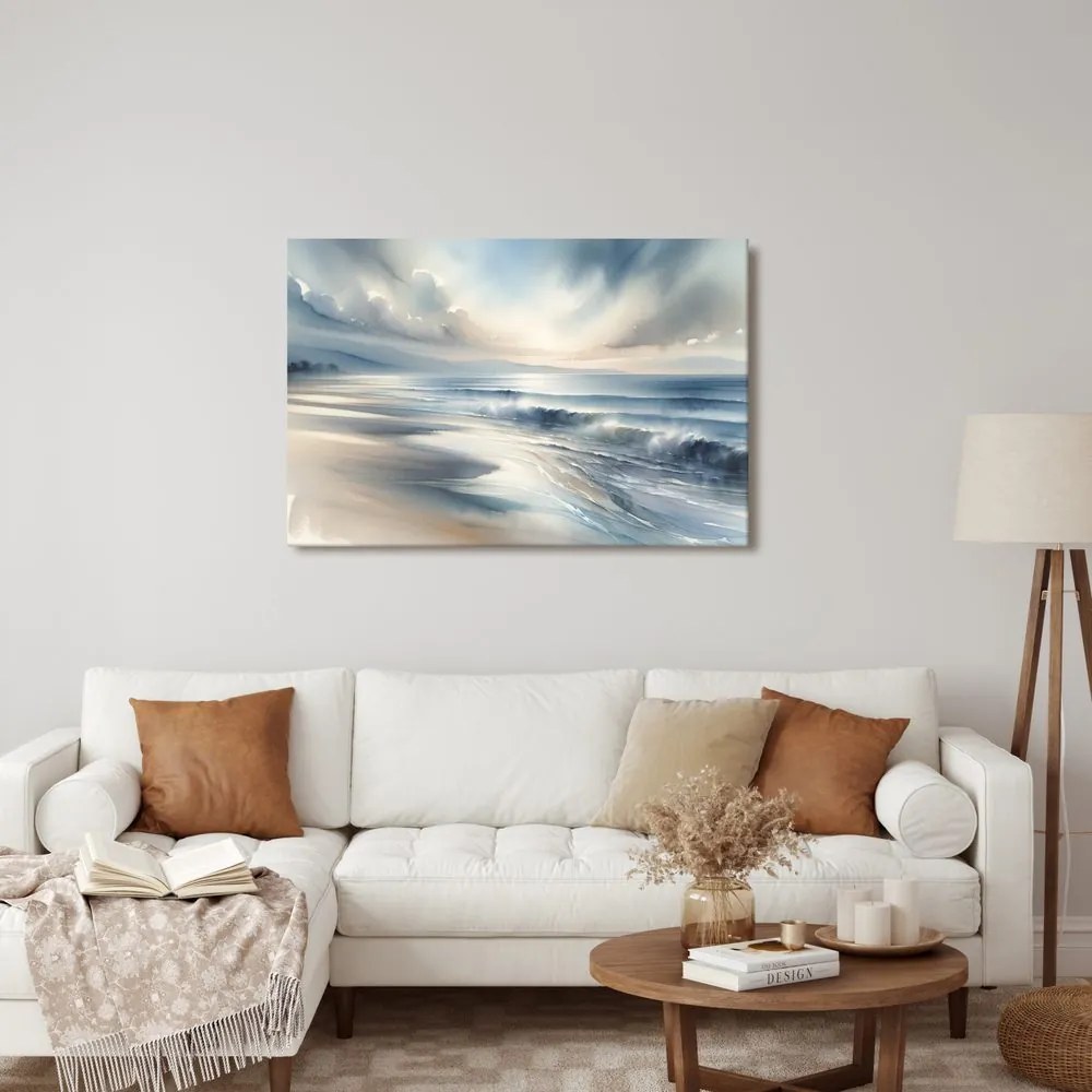 Quadro su tela – Mare calmo all’alba