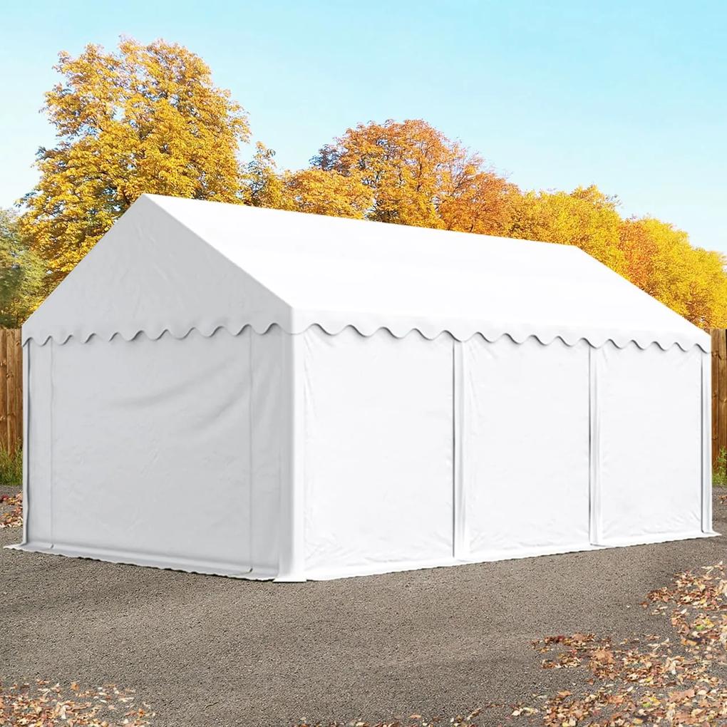 TOOLPORT 3x6 m tenda capannone, PVC 700, bianco - (6143)