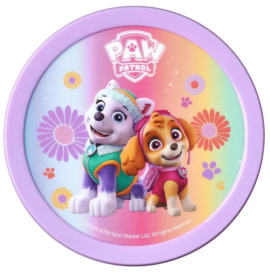 Scatola per la merenda dei bambini con forchetta Paw patrol girls - Mepal