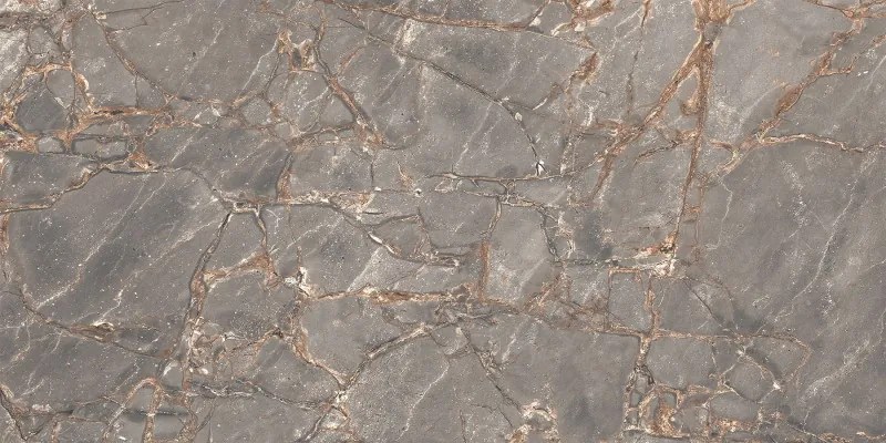Mexen Rubble Gres grigio smaltato rettificato G1, piastrella da pavimento e parete 120 x 60 cm, carving - TL401-120-060-02