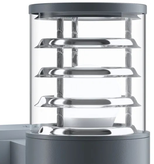 Maytoni O576WL-02GR - Applique da esterno BRONX 2xE27/60W/230V IP54 antracite